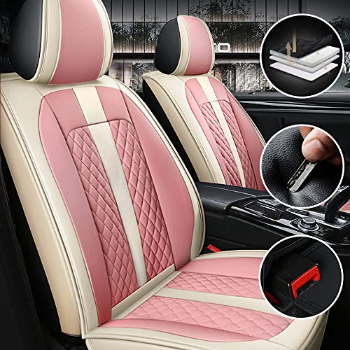 Qiaodi Lusso Anteriore Auto Coprisedili 2 posti,in...