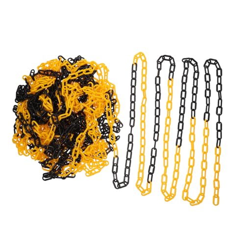 Ciieeo 25M Warning Chain Safety Barrier Chain for Crowd Chain for Traffic Delineator Posts Caution Safety Chain for Outdoor Use
