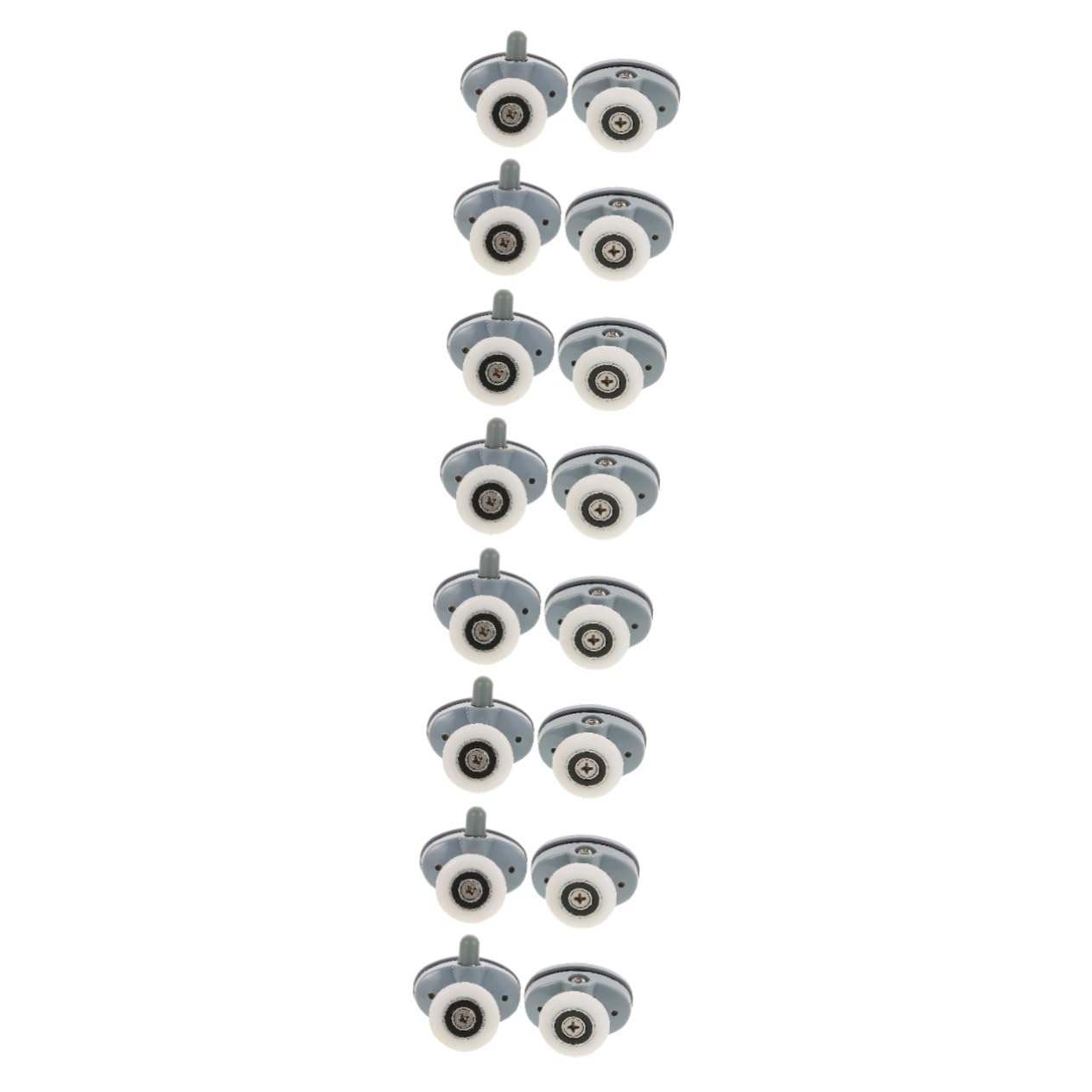 OSALADI Juego De 4 Poleas Para Puertas Corredizas De Ducha Rodillos Para Puertas De Ducha Piezas De Repuesto (4 Unidades)