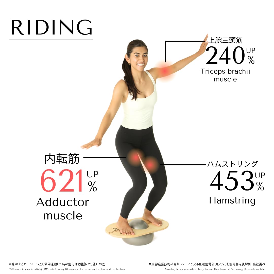 Amazon.co.jp: LandSup® Crazy mini LandSup Balance Board for Core