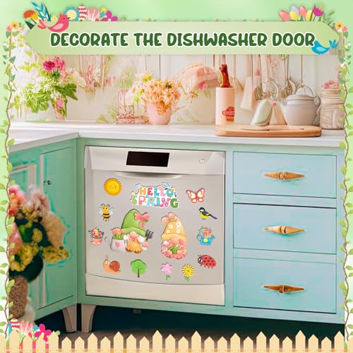 14 Imánes decorativos primavera para frigorífico miniatura 3