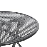 greemotion gartentisch metall ablageflaeche