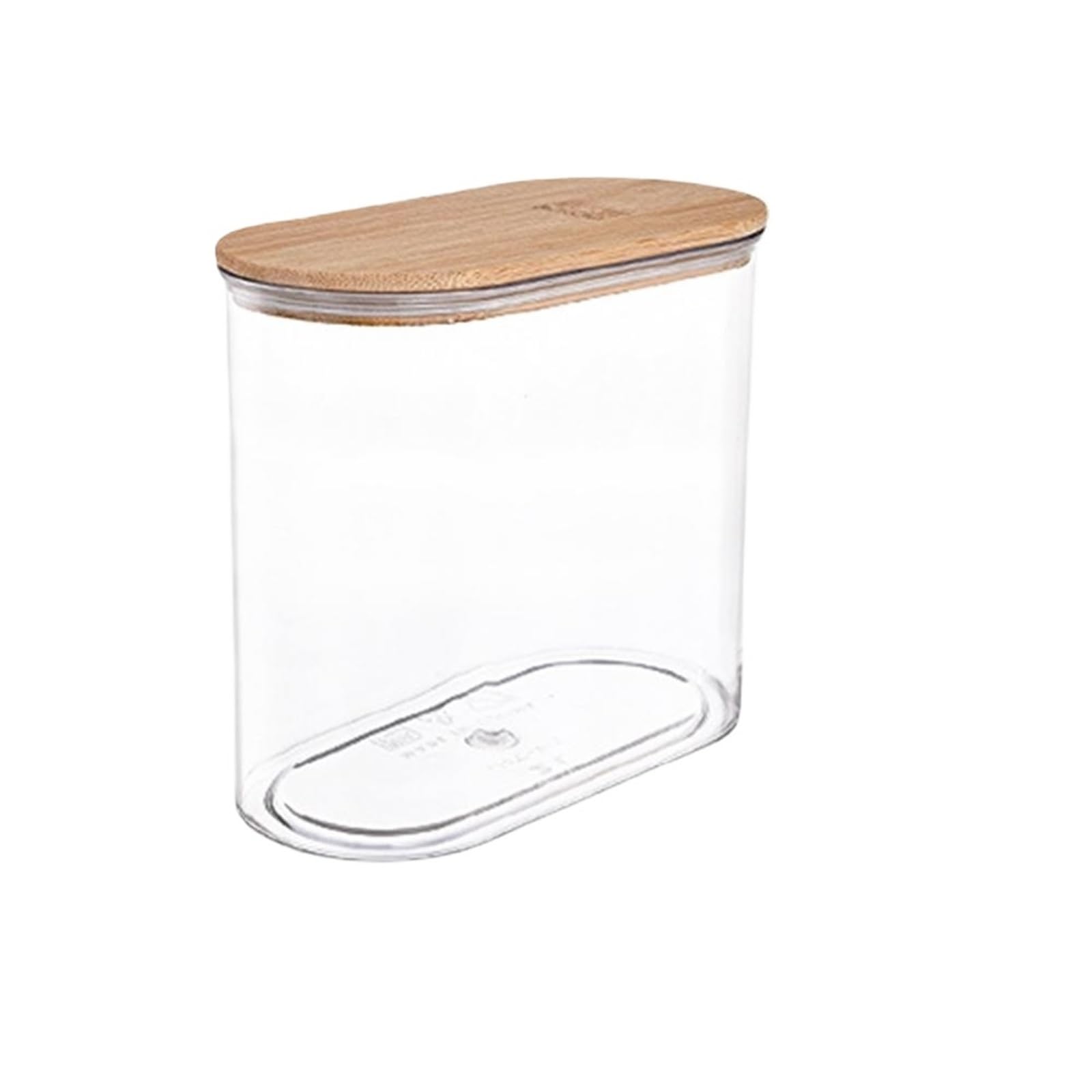 LSNNMU 2pcs Square Storage Jars With Lid For Coffee Beans Grains Dried Fruit Containers Kitchen Organizers For Preserving(1000ML)