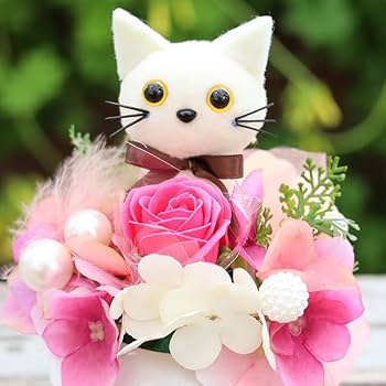 まめたん810　　(母の日カーネーション） わんこ　トートバッグ　小物入れ Amazon｜母の日ギフト 花と何か ぬいぐるみセット