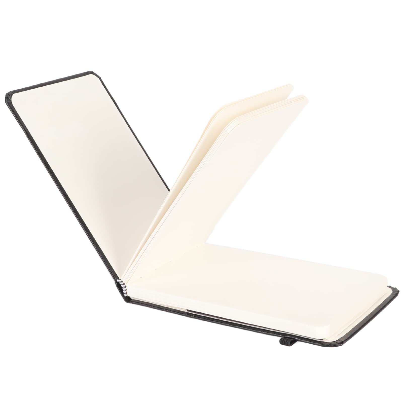 Yosoo Health Gear Watercolor Sketchbook, 24 Kartki Dziennik Akwarelowy z Wkładaną Kieszenią Papier Akwarelowy Szkicownik ze Skórzaną Okładką PU do Podróży Plenerowych