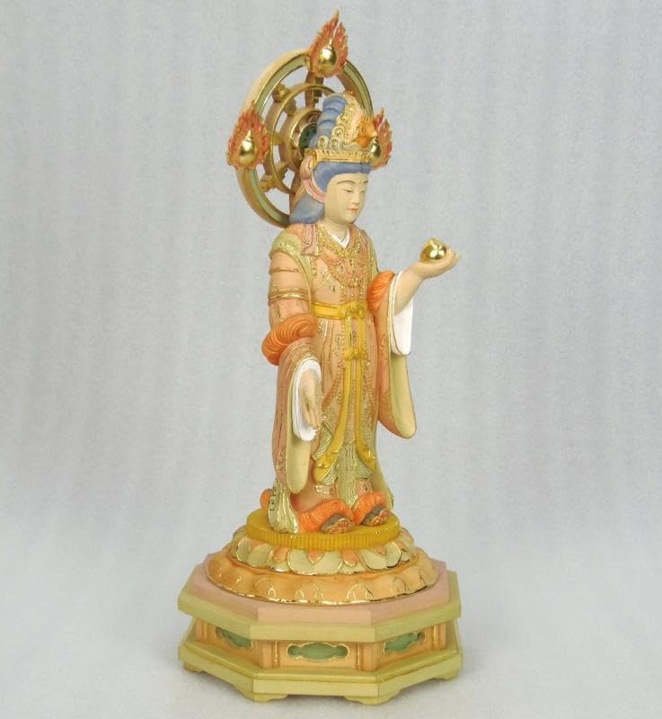決算大特価中　美しい仏像★ヒバ材 淡彩色 吉祥天6寸★毘沙門天の妃 Amazon.co.jp: 美しい仏像 ヒバ材 淡彩色 吉祥天 6寸 毘沙門天の