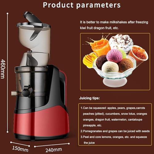 Exprimidor de Cítricos ideal para evitar atascos con función reverse eficiente 4