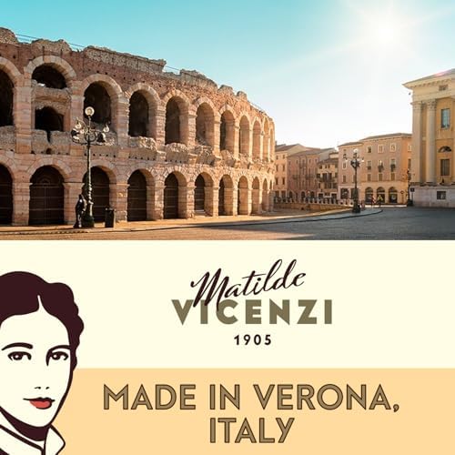 Matilde Vicenzi Millefoglie D'Italia Cookie Tin - Imported Assortment of Italian Butter Cookies & Crispy Tea/Coffee Pastries, Kosher Dairy, Gift Box for Every Special Occasion - 13.76oz - 5