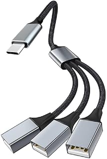 USB/Type C to Multiple Port HUB Cable Splitter for Tablet Mouse Keyboard Adapter Converter USB/Type C Splitter