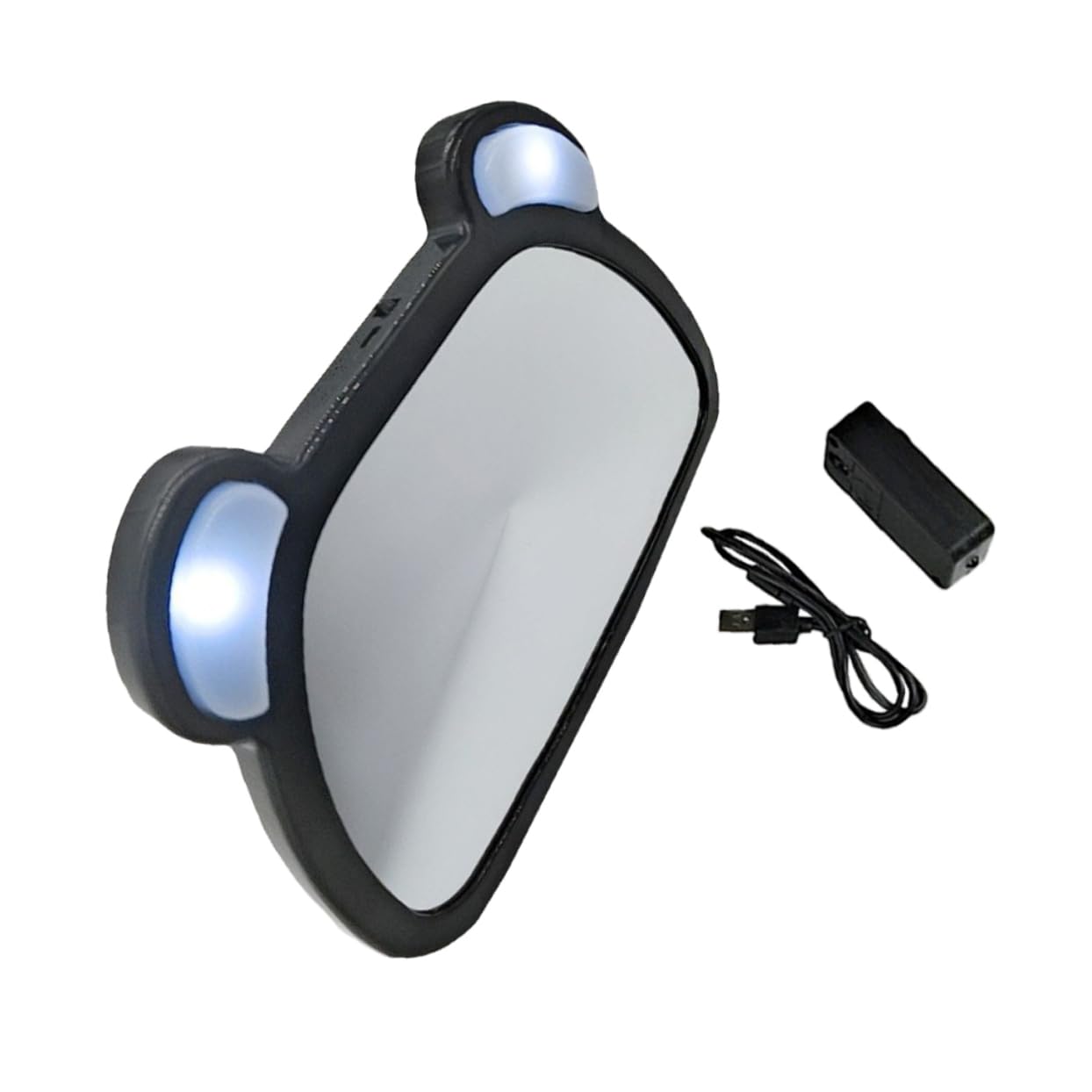 Rétroviseur D’observation Arrière pour Bébé LED Voiture, 1 Pièce