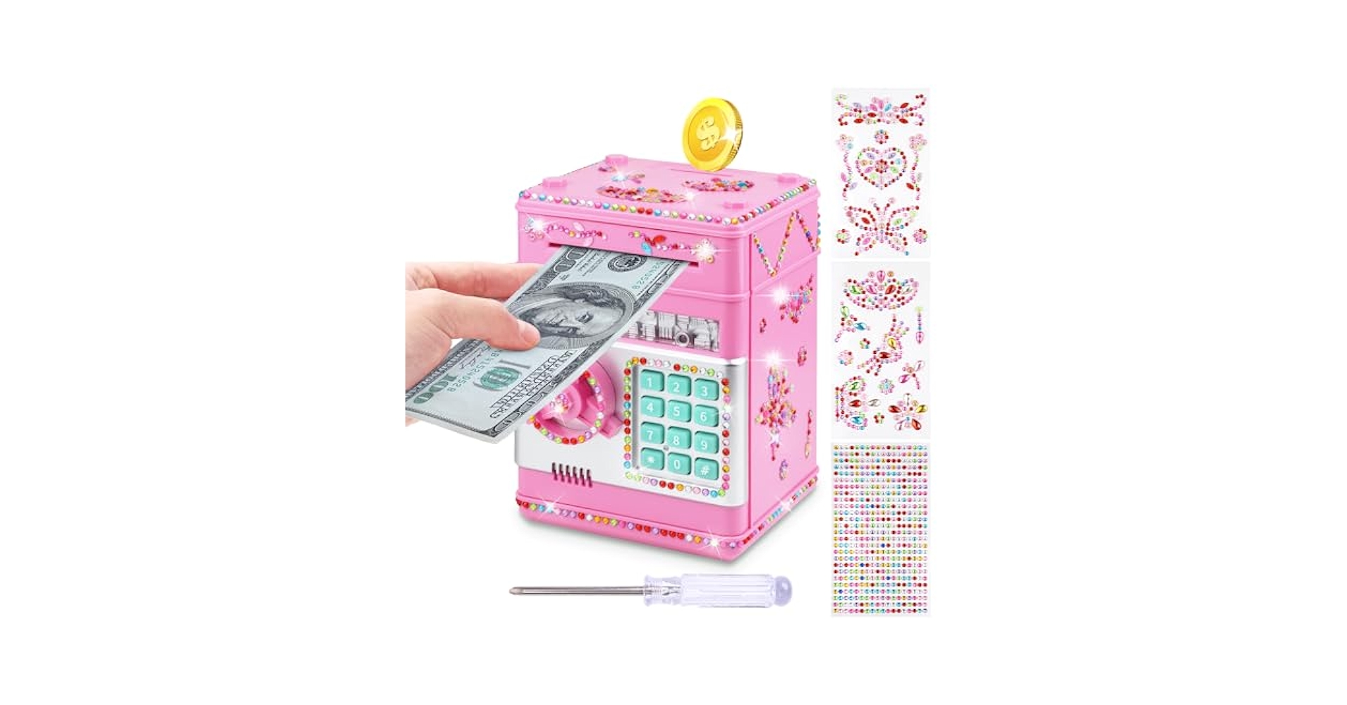 べくたん 【20箱】100ペア ■PLAY GIRL No.17 Piggy Bank for Girls Boys Safe Coin Banks Money Saving Box
