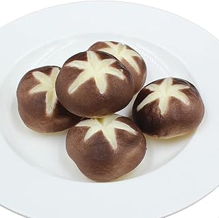 PsajfzZ Artificial Mushroom Decoration Fake Vegetable Home Kitchen Party Food Model 6 Pcs