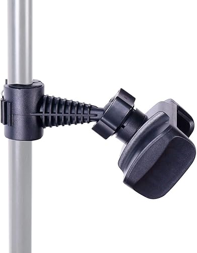 Miniatura 2 de Soporte de teléfono celular para soporte de micrófono, giratorio de 360, soporte de abrazadera ajustable para teléfono inteligente, compatible con