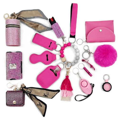 BATUMEYE Gift Keychain Set for Woman with Bottle...