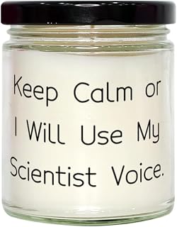 Keep Calm or I Will Use My Scientist Voice. Candle, Scientist, Love Gifts For Scientist, Lab equipment, Scientific instruments, Chemistry set, Telescope, Microscope