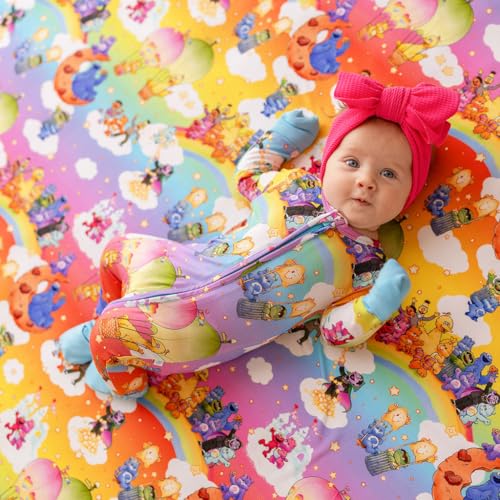 Image of Posh Peanut Convertible Baby Sleepers - Footless Baby Pajamas with 2 Way Zipper for Easy Diaper Changes