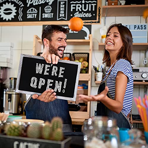 Hbcy Creations Rustic Whitewashed Magnetic Wall Chalkboard, Small Size 11" X 17", Framed Decorative Chalkboard - Great For Kitchen Decor, Weddings, Restaurant Menus And More! … (11" X 17")… #TOP7