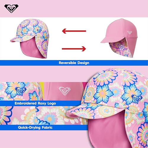 Roxy Baby's Swim Bucket Hat - Wide Brim Sun Protection - Stylish and Functional Swimwear, Durable Lycra - Snap Chin Strap2