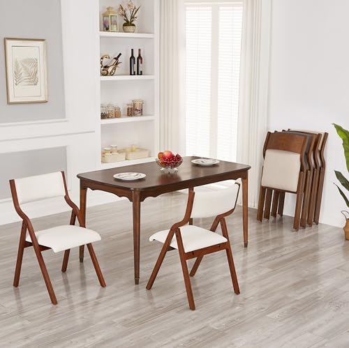 Ball & Cast Kitchen Folding Chairs with Padded Seats Foldable chairs Set of 2, 18