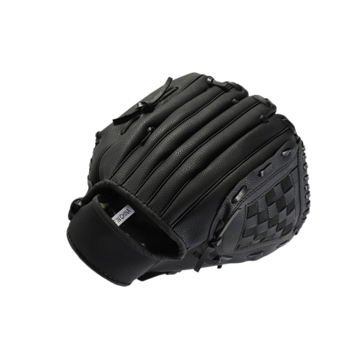 BRIGHTFUFU Baseball Left Hand Glove 12.5-inch Softball Glove Softball Basket Weave Design