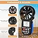 HoldPeak Handheld Anemometer Barometer, Weather Meter for Wind Speed, Temperature, Humidity, Dew Point, Altitude, Barometric Pressure, Wind Chill Measuring, Digital Wind Guage 866B-WM