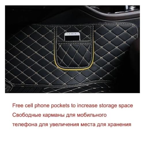 Tapis auto pour Benz Classe C W203 W204 accessoires tapis de sol rouge - 4