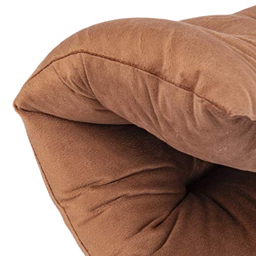 Wonder Miracle 4 Pack Seat Cushion/Chair Cushion Pads For Dining Chairs, Office Chair, Car, Floor, Outdoor, Patio，Machine Wash & Dryer Friendly (Flannel 16"×16", Coffee) #TOP6