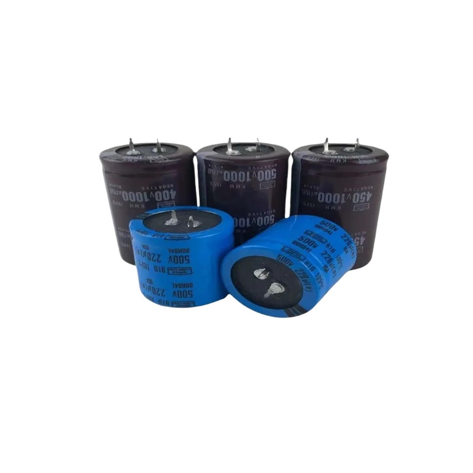 BALYDLUL 1pcs Electrolytic capacitor 400V, 450V, 500V, 220UF, 820UF, 1000UF, 2200UF