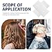 Beaupretty 25pcs Insulation Cotton for Hairdressing Thermal Insulation Pads Hair Perm Bar Mats Salon Curling Iron Pad Beauty Salon Supplies