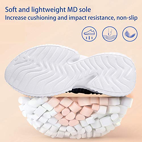 Image of VITUOFLY Boys Girls Sneakers Kids Mesh Lightweight Running Tennis Shoes