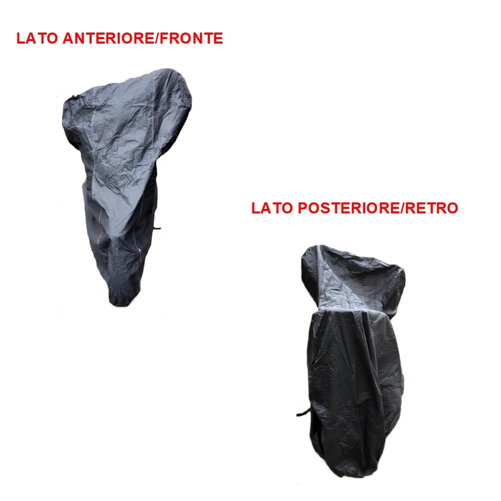 Compatible Avec Suzuki RV 125 VAN VAN Bâche De Protection Pour Pare-brise Et Coffre Imperméable Molletonné Pour Moto, Scooter Maxiscooter Et MAXIMOTO 296 X 105 X 127 Cm