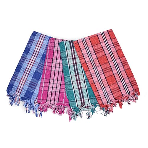 Image of 250 GSM Cotton Bath Towel - 60x130 cm, Lightweight & Quick Dry, Soft & Absorbent, Ideal for Daily Use, Hotel & Spa Quality - Set of 4