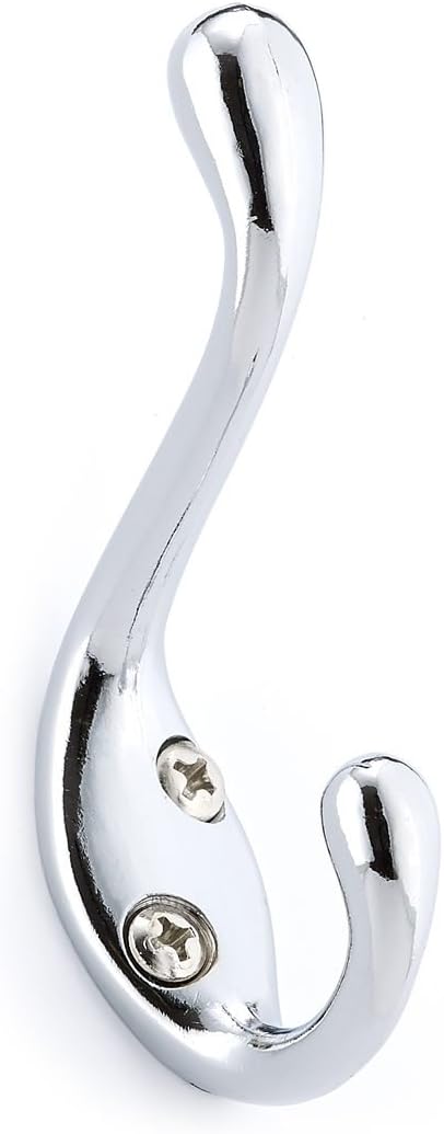 Richelieu Hardware BP9990130 Utility Over The Door Metal Hook, 1 in (25.5 mm), White