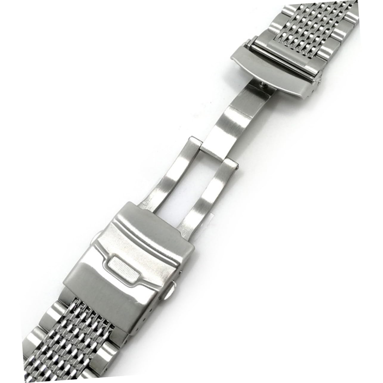 COLLBATH Correa de Reloj de Acero Inoxidable 20mm, Correa Metálica Ergonómica para Hombre y Mujer Cierre Duradero y Diseño Elegante
