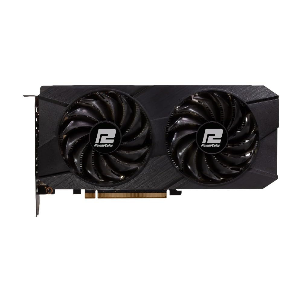 PowerColor AMD Radeon RX 7600 Carte Graphique Fighter à Double Ventilateur [RX7600 8G-​F/​V2]