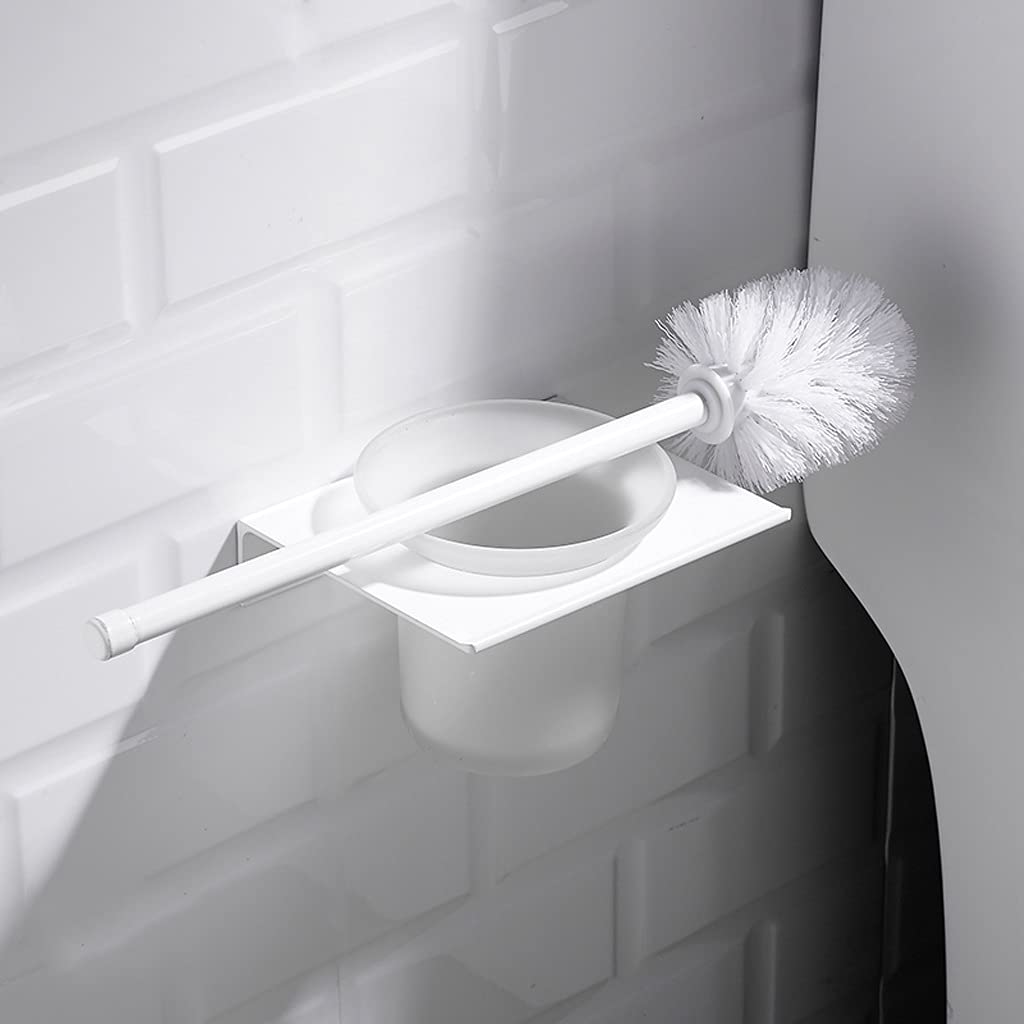 Pennello per il bagno Brush Holder Holder Household Weol-montato a muro Block Brush Brush Bathroom Manico lungo Lavagna di pulizia della toilette Spazzola moderna Pennelli di pulizia creativa Set Tito