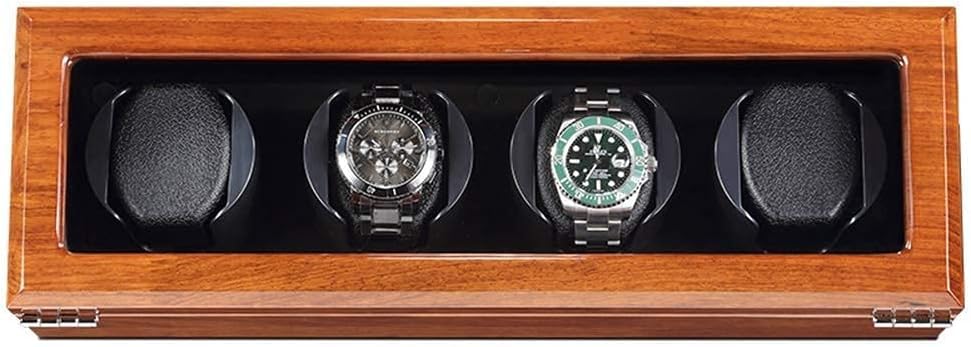 FENOKD Watch Winders for 4 Watches,Automatic Watch Winder with Quiet Motor,5 Rotation Mode Settings,Suitable for Men's and Ladi