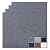 Emaraxy Peel and Stick Carpet Floor Tiles 12x12 Inch, 30 Pack Tile Carpet Squares, 4.5mm Thick Self Adhesive Carpet Tiles, Easy to Install, Durable Non-Slip Polyester for Home Office Dark Grey