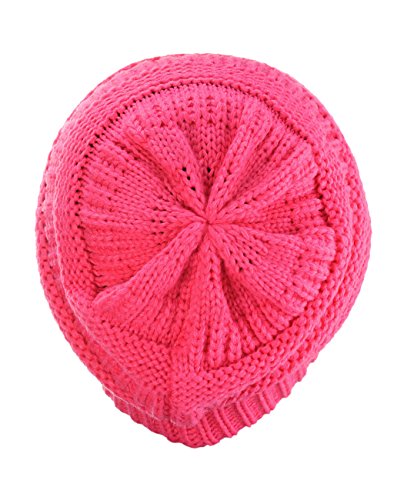 Image of Cambridge Select Thick Slouchy Knit Oversized Beanie Cap Hat