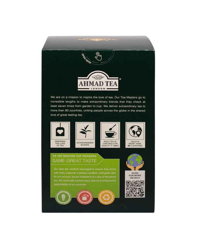 Ahmad Tea Black Tea, Ceylon Loose Leaf, 454g - Caffeinated & Sugar-Free