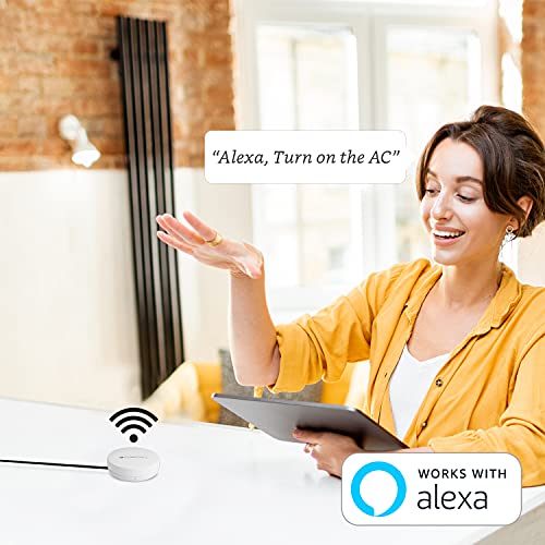 Image of Zebronics Zeb-IR Blaster Smart WiFi Universal Remote with Built in Alexa, for TV /AC /Speaker /DTH (White)