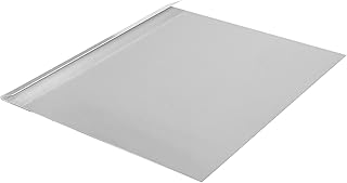 SAREI Haus- und Dachtechnik 6930 Flachprofil 2m Alu-Natur Rinneneinhang, Silbern