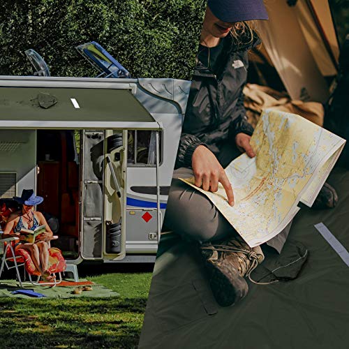 Ahsado Regenponcho, 3-in-1 Multifunktionales Regencape zum Camping Wandern für Erwachsene, Männer/Frauen