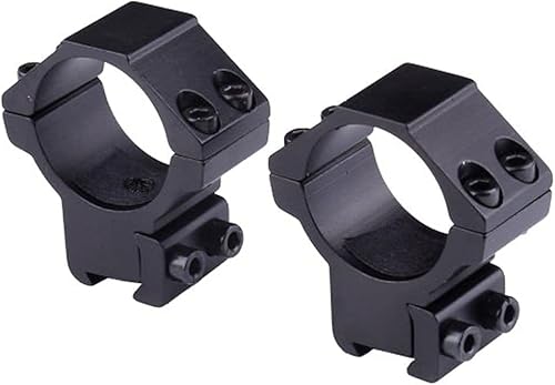 Miniatura 8 de 360 Tactical Anillos de alcance 22 CalAir Rifle Low & Medium Profile 38 Montaje en cola de milano 1 pulgada de diámetro altura del sillín 0.55