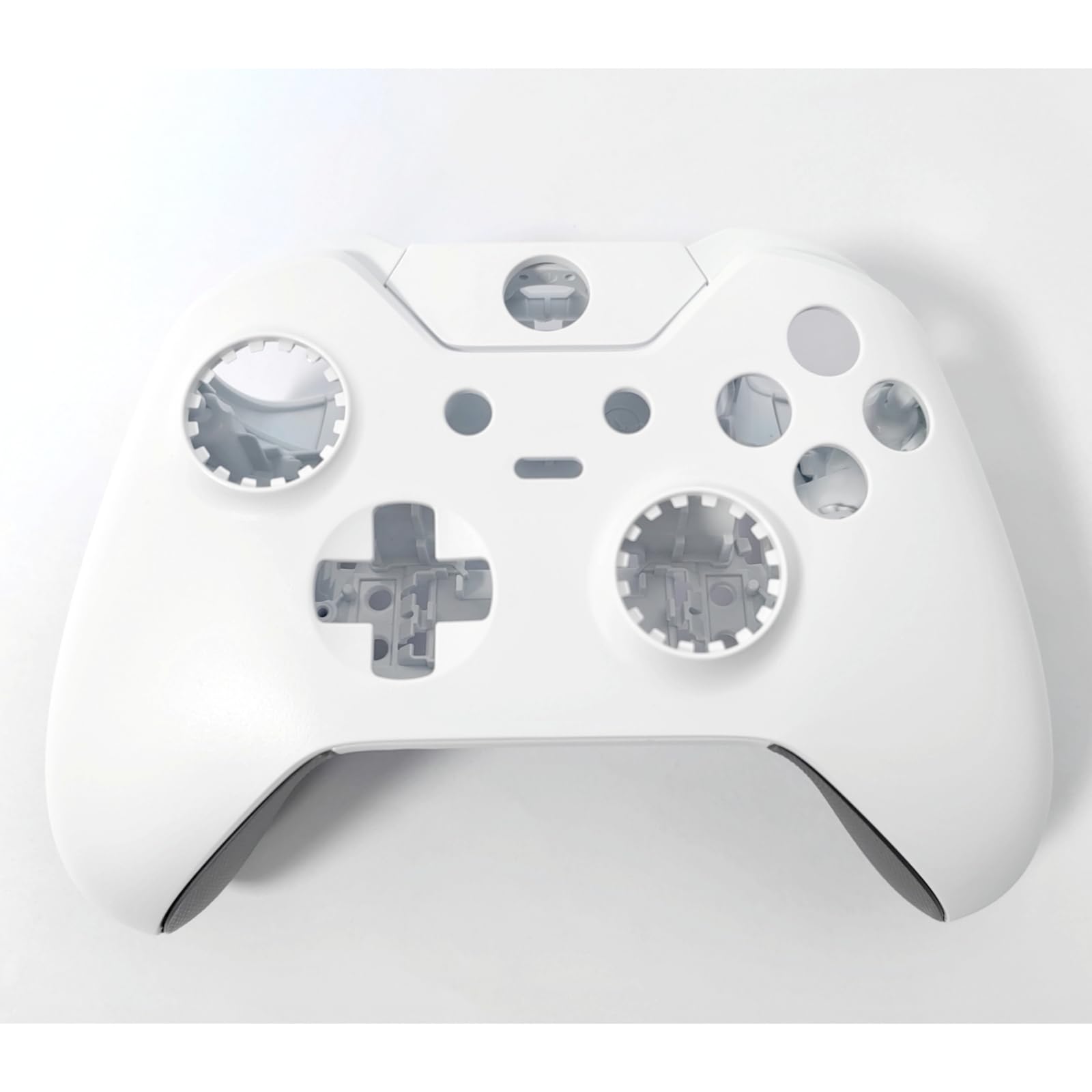 Guscio di Ricambio per Xbox One Elite Controller, Bianco, Custodia Faceplate e Guscio Posteriore Sponde Laterali Pulsante di Attivazione Baffle Kit Accessori