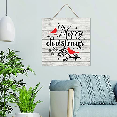Plaque en bois Merry Christmas Loss of Mother Father pour Noël