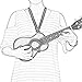 ADM Ukulele for Beginners Hawaiian Wood Ukelele Kit for Kids Adult Student Starter Professional Ukalelee Pack Bundle with Free Lessons Gig Bag Strap Nylon String Tuner (Brown, 21 Inch)