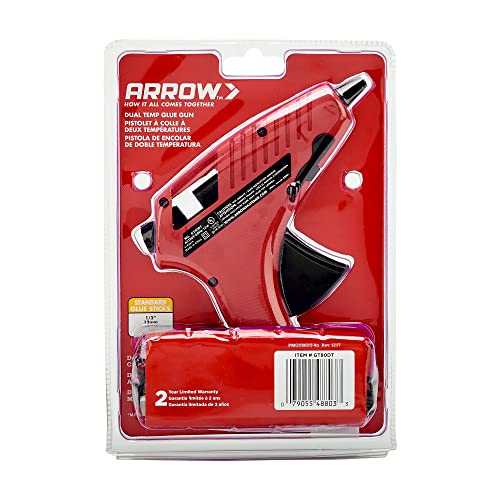Arrow Fastener GT80DT Dual Temperature Glue Gun for Crafts, Decorating, Light Duty Upholstery, General Home Repair, Includes 3 Glue Sticks by Arrow Fastener - Image 5