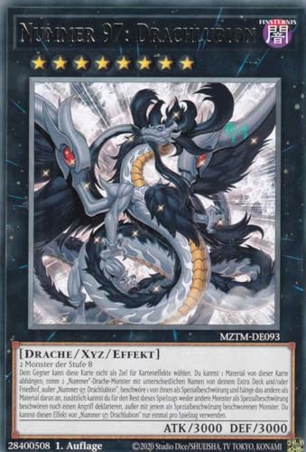 Nummer 97: Drachlubion Rare MZTM-DE093 - Maze of The Master Karte - mit GamersHeaven Cardboard Guard