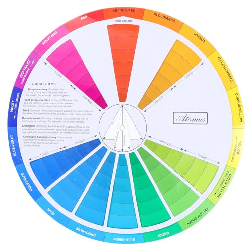 Artists Color Wheel Chart for Art and Makeup